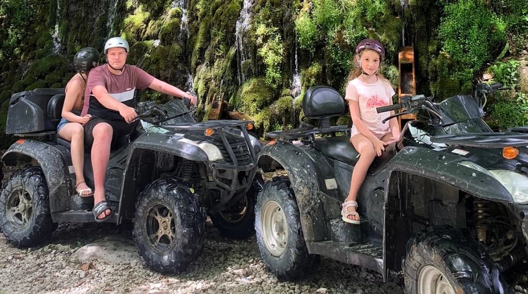 Тур на квадроциклах "Мамонтово ущелье". Трансфер из Адлера и Сириуса