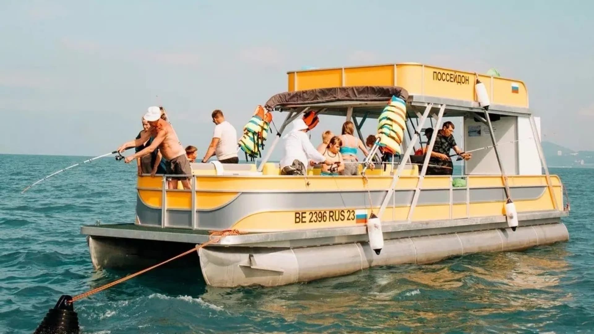 Рыбалка в открытом море на 3 часа - Двухпалубный тримаран "Посейдон" из Центрального порта