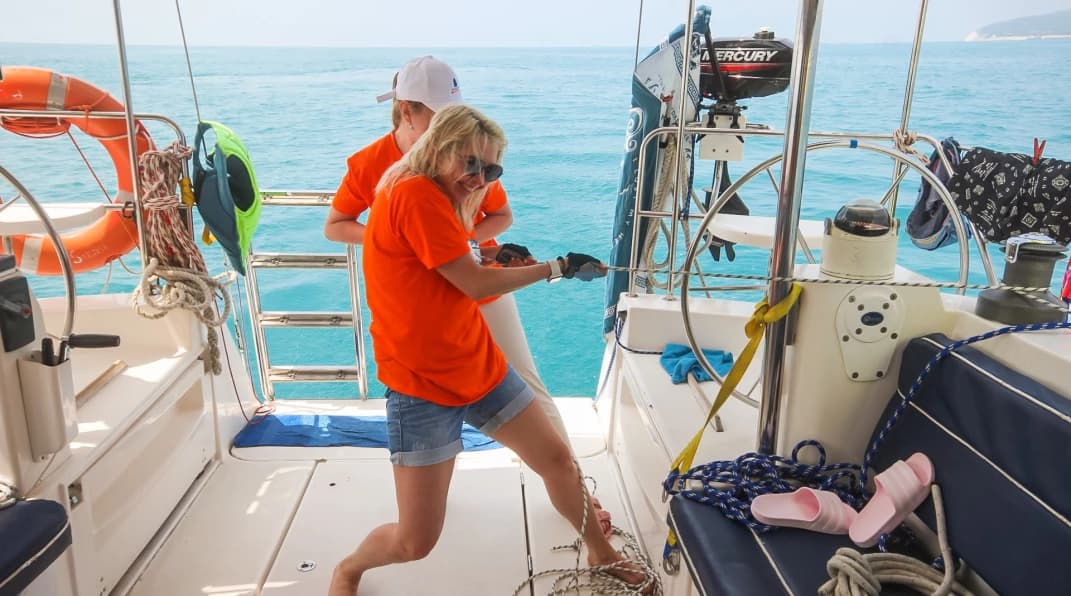 Мастер-класс по управлению парусной яхтой