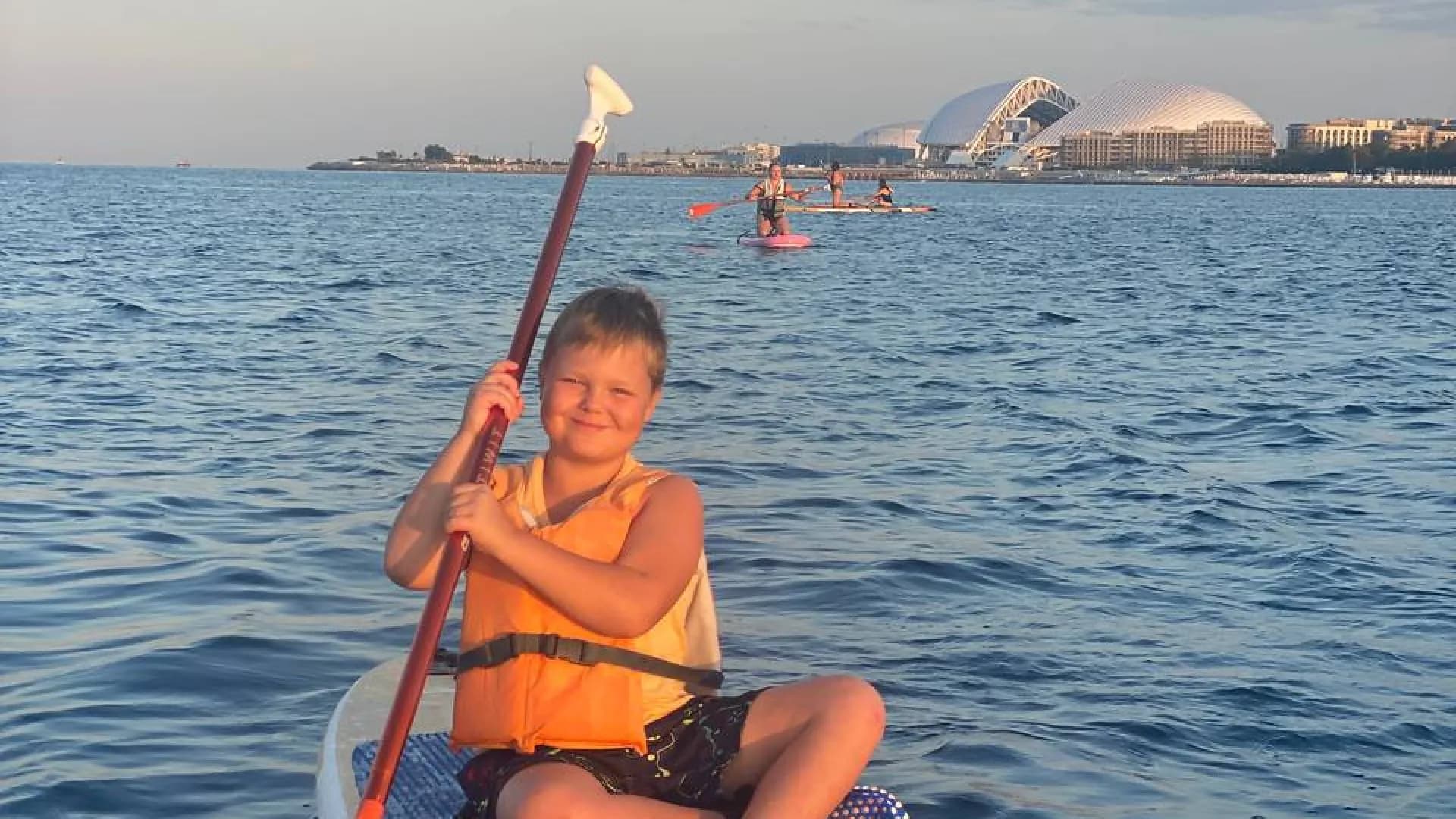 Детская группа на сап-бордах