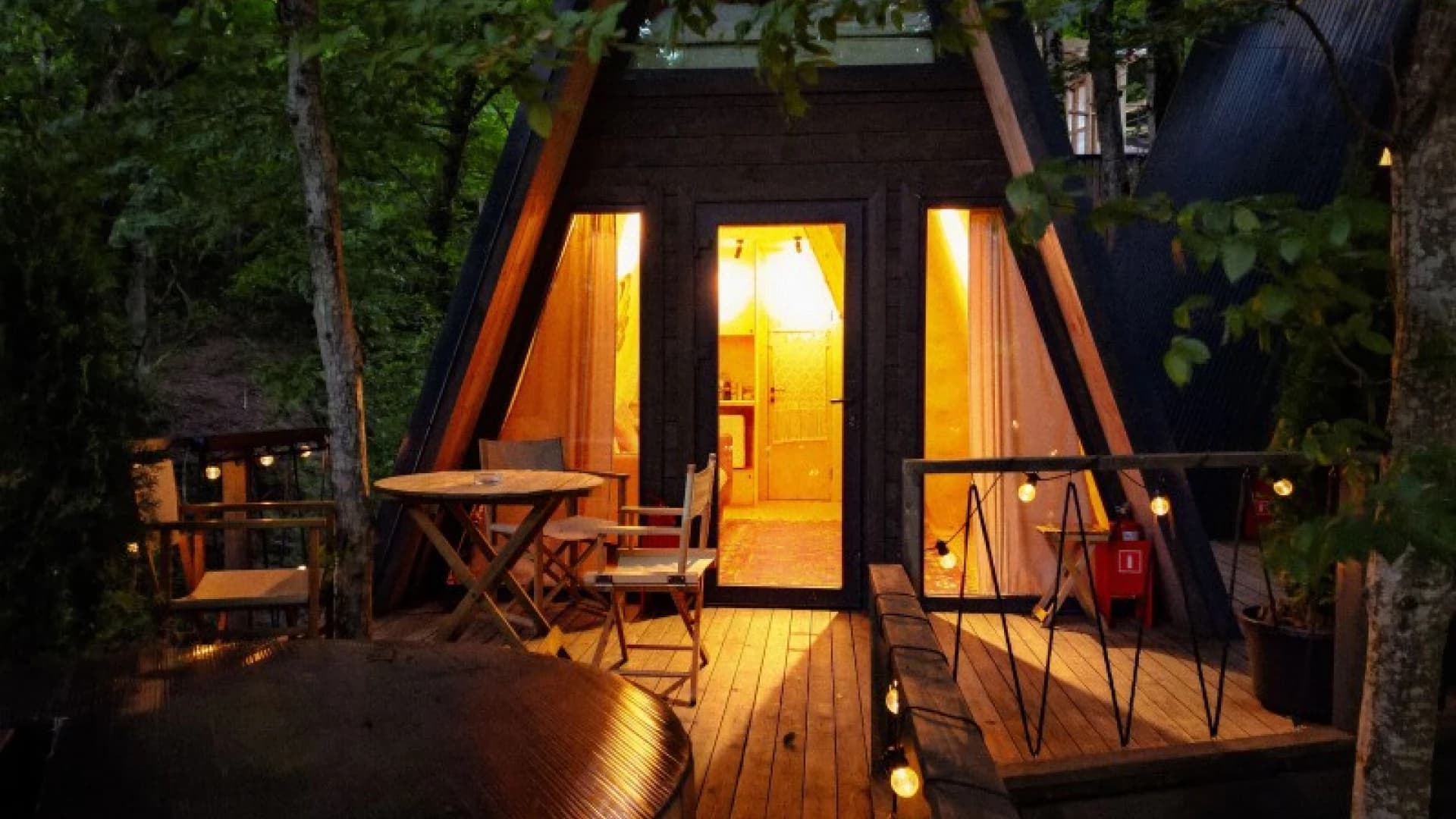 Шале А-фрейм - потрясающие мгновения в дали от суеты